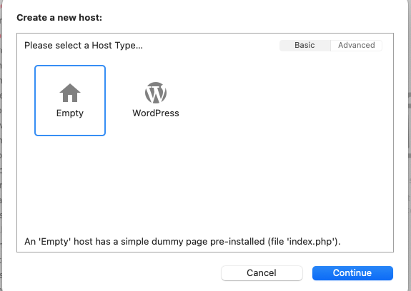 wordpress-localhost-creation