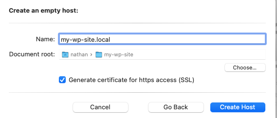 wordpress-local-hosting-setup