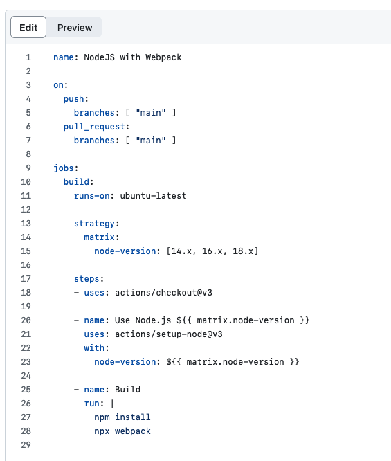 Creating GitHub Actions - Comments